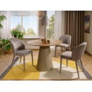 Стол обеденный SIGNAL ANGEL дуб/кашемир 120